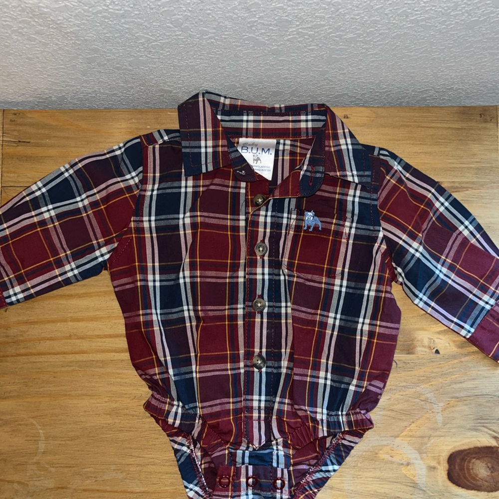 Boys western sleeve button up shirt